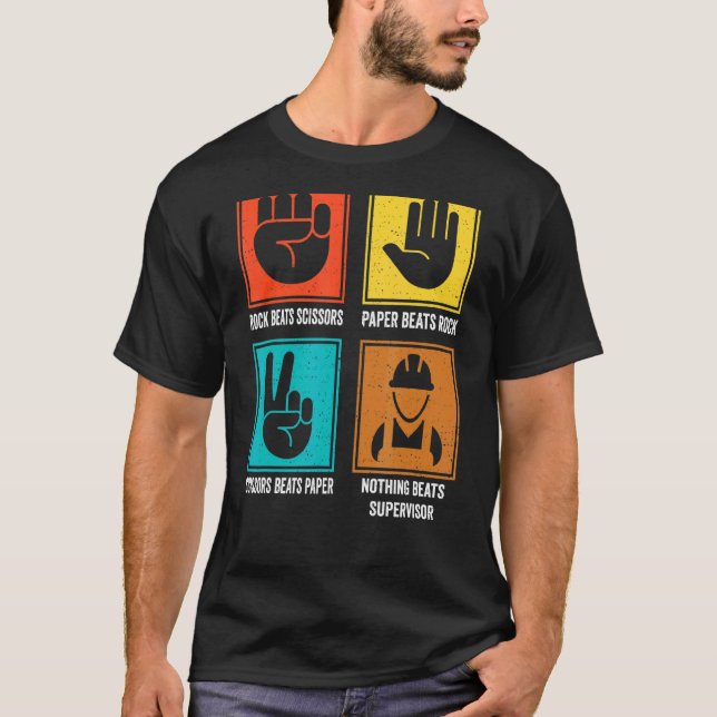 Camiseta Nada supera o administrador do Supervisor Diretor  (Frente)