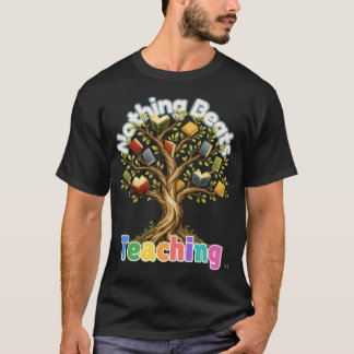 Camiseta Nada Supera o Livro de Ensino Árvore Presente para