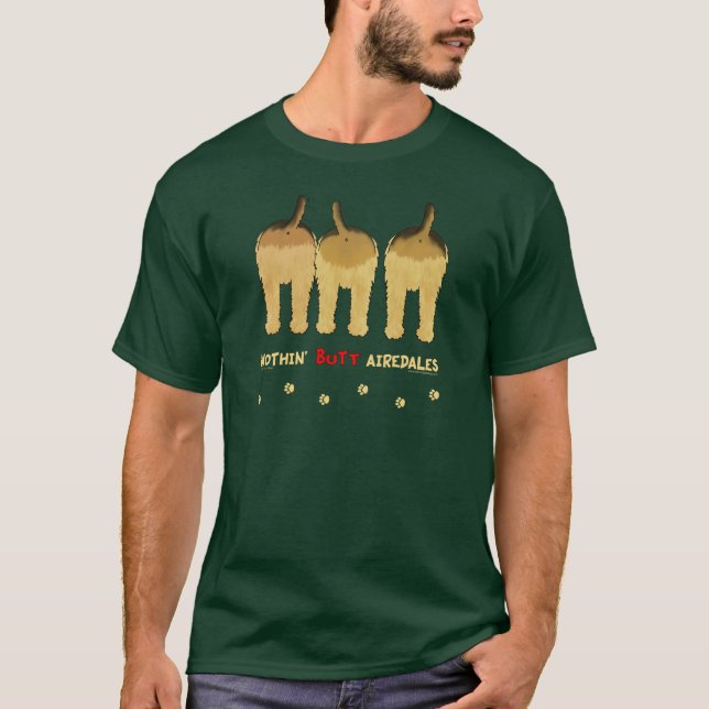 Camiseta Nada termina Airedales (Frente)