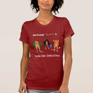 Camiseta Nada termina um Natal de Shiba Inu
