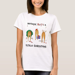 Camiseta Nada termina um Natal de Vizsla