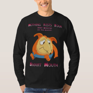 Camiseta Nada Testa Seu Humor Sarcástico No Gângster Interi