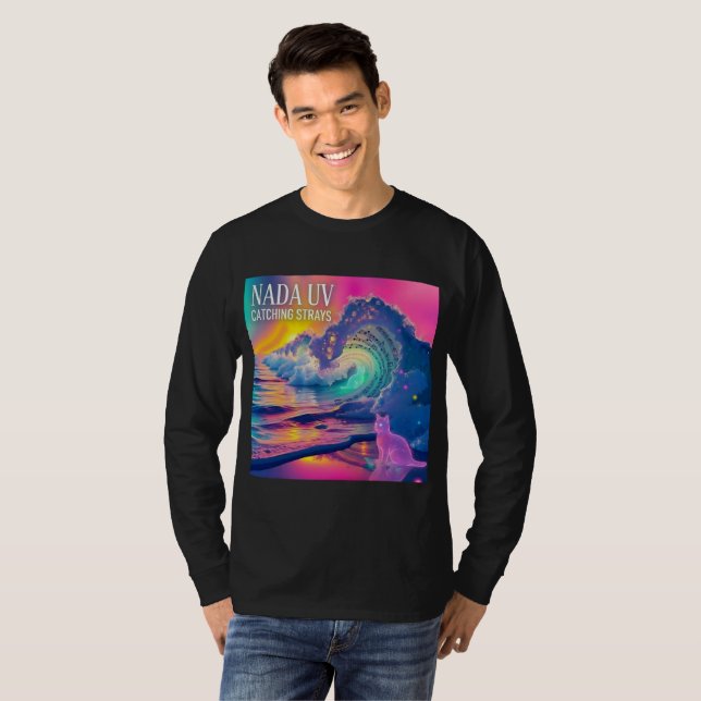 Camiseta Nada UV — Catching Strays manga longa (Frente Completa)