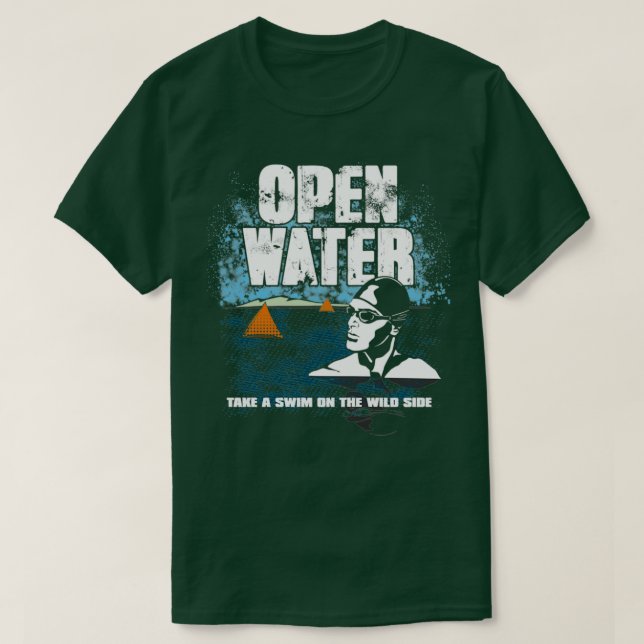 Camiseta Nadação de água aberta e Triathlon (Frente do Design)
