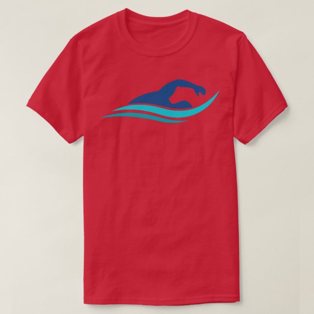 Camiseta Nadação e natação (Frente do Design)