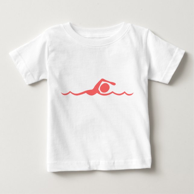 Camiseta Nadação - Rosa Tropical (Frente)