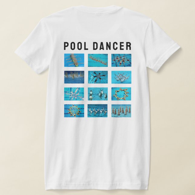 Camiseta Nadação Síncrona do Nadador (Postura das costas)