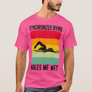 Camiseta Nadação Sincronizada Faz-Me Refletor De Água Molha