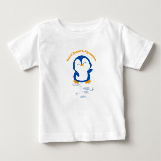Camiseta nadadeiras pequenas, grandes sorrisos