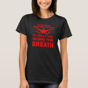 Camiseta Nadador De Natação Engraçado Para Homens Legal Nad