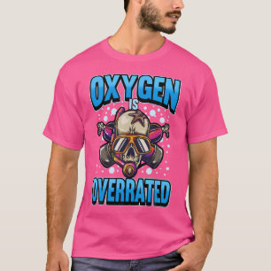 Camiseta Nadador de Pólo Aquático Mergulhador Oxigênio é Su