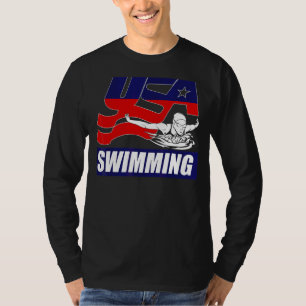 Camiseta Nadador Nadador Treinador Equipe Esportes 2022 U.A