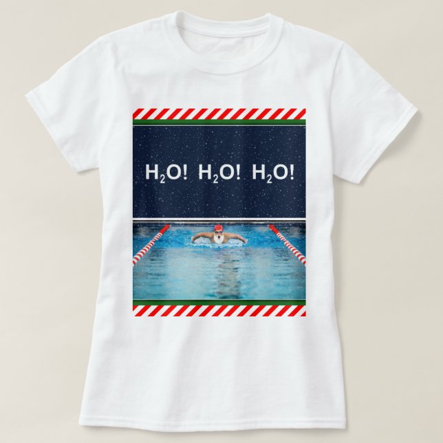 Camiseta Nadador natal (Frente do Design)