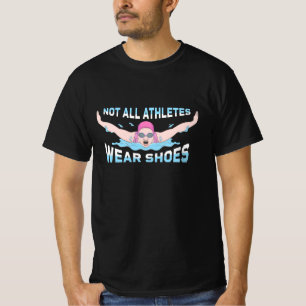 Camiseta Nadador Nem Todos Os Atletas Vestem Calçados
