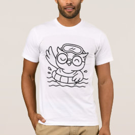 Camiseta Nadadora Na moda-Camisa