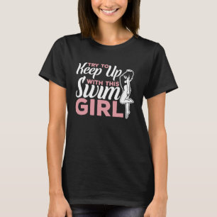 Camiseta Nadadora Rapariga Nadadora Cotação Mulher Nadadora