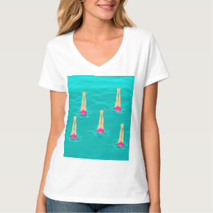 Camiseta Nadadores Artísticos - Nadando Sob Água