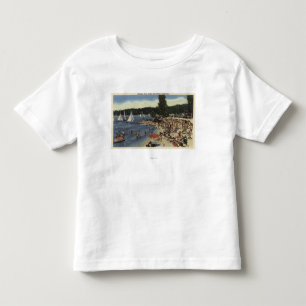 Camiseta Nadadores em banhar a praia da angra