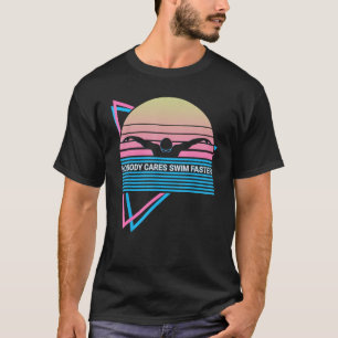 Camiseta Nadadores Retroram Ninguém Custa Natação Mais Rápi