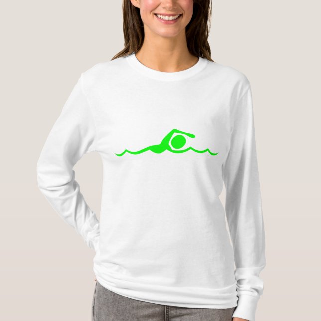 Camiseta Nadagem - Verde (Frente)