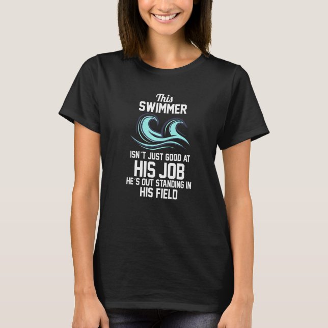 Camiseta Nadando Natação Nadador 1 (Frente)