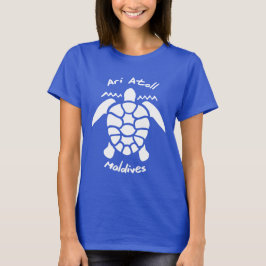 Camiseta Nadar com tartarugas nas Maldivas no Ari Atoll