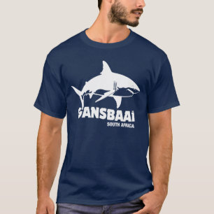Camiseta Nadar Com Tubarões Brancos Excelentes - Mergulho G