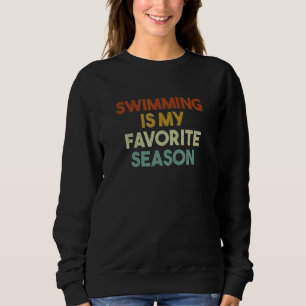 Camiseta Nadar É O Meu Retro De Vintage Da Época Favorita