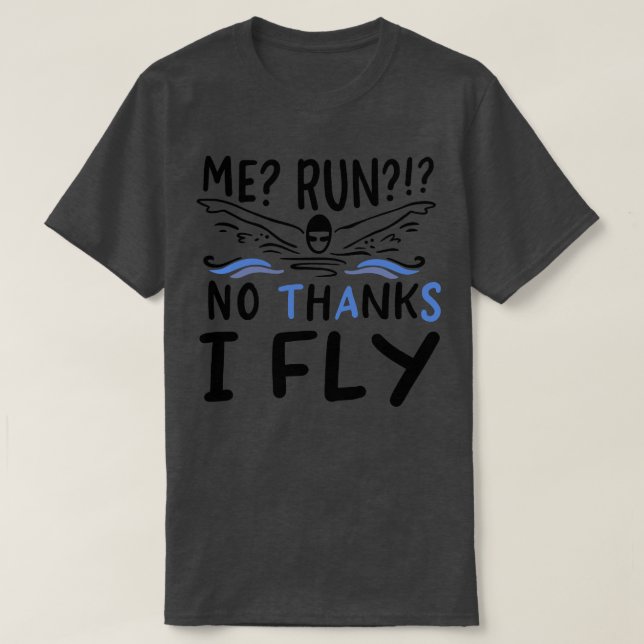 Camiseta Nadar I Fly (Frente do Design)