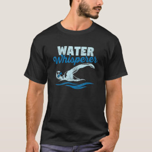 Camiseta Nadar Lago Oceano Nadador Sussurro de Água