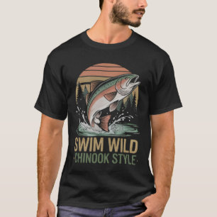 Camiseta Nadar Selvagem – Estilo Chinook