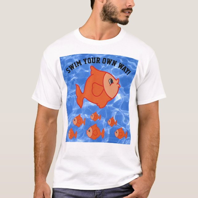 Camiseta Nade o Seu Próprio Caminho (Frente)
