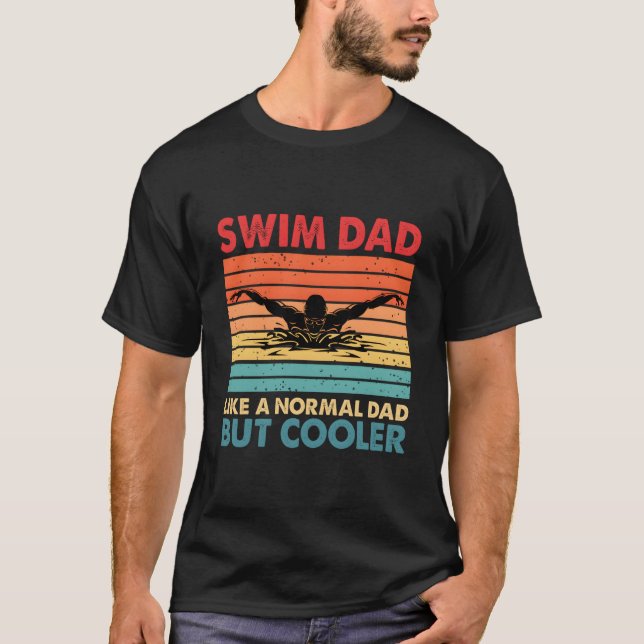Camiseta Nade Pai Como Um Pai Normal Mas Definitivamente Na (Frente)