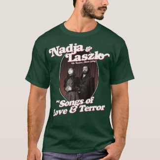 Camiseta Nadja e Laszlo cantam canções de amor e terror