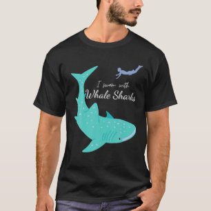 Camiseta NADO COM TUBARÕES DE BALEIAtubarão de baleia Snork
