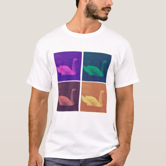 Camiseta nado no lago - 4 cores diferentes (Frente)