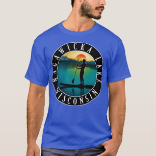 Camiseta Nagawicka Lake Wisconsin Paddleboard