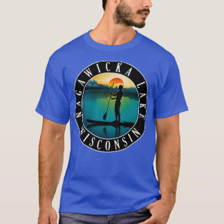 Camiseta Nagawicka Lake Wisconsin Paddleboard