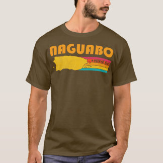 Camiseta Naguabo Porto Rico Vintage angustiou Souvenir