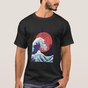 Camiseta Naha City Kanagawa Retro Onda Japão