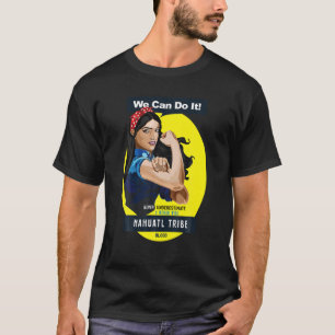 Camiseta Nahuatl, mulher indígena mexicana que nunca mais e