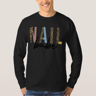 Camiseta Nail Babe Leopard Nail Artist Nail Technician