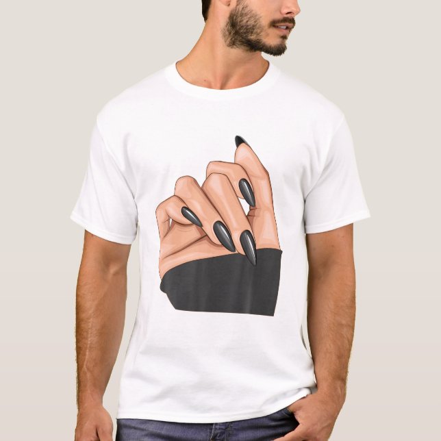 Camiseta Nail Hustler Nail Tech Techniques Nail Boss Nail (Frente)