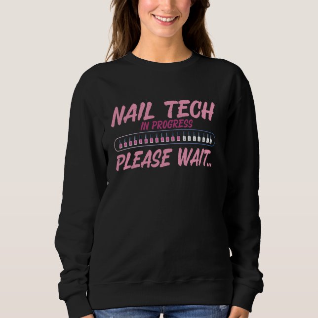 Camiseta Nail Tech Cote Trabalho Uniforme Nail Nail (Frente)