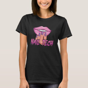 Camiseta Nail Tech Cote Trabalho Uniforme Nail Nail