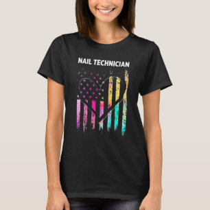 Camiseta Nail Technician Certified Nail Tech Artist Manicur