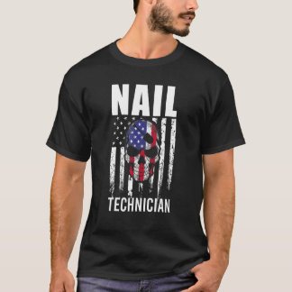 Camiseta Nail Technician Certified Nail Tech Artist Manicur