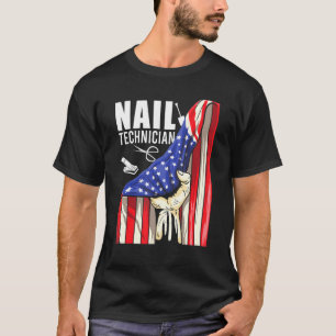 Camiseta Nail Technician Certified Nail Tech Artist Manicur