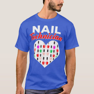 Camiseta Nail Technician Love Polish Nail Tech Artist DA1