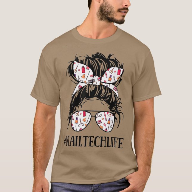 Camiseta Nail Technician Master Manicurist Beauail (Frente)